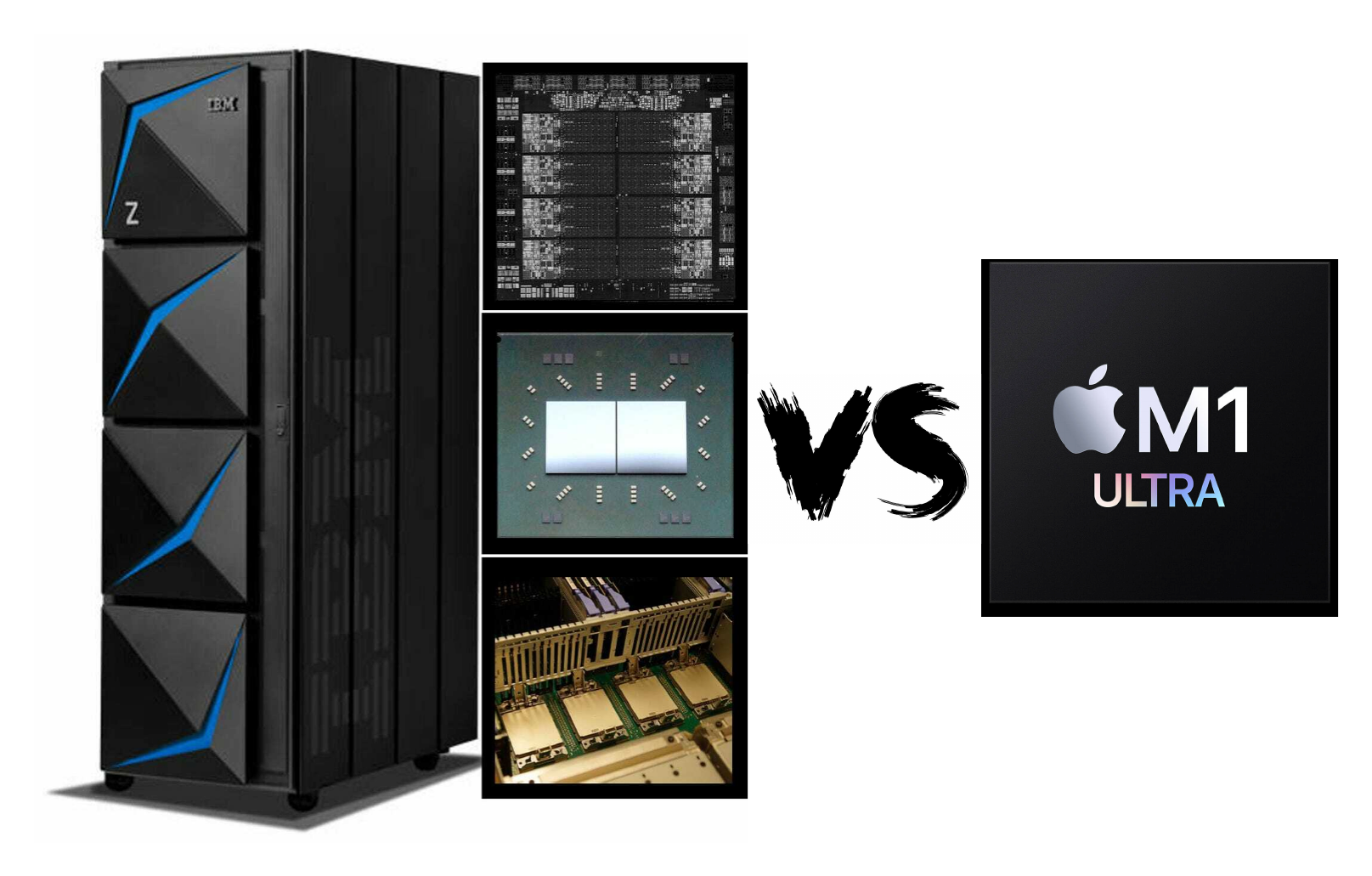 CPU Compare: IBM z16 Telum vs Apple M1 Ultra